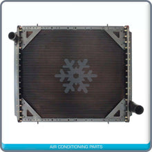 Cargar imagen en el visor de la galería, Radiator fits Freightliner FLD 112 120 132 and Classic XL 4 Row w/ Fr..