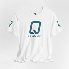 Load image into Gallery viewer, QualyAir Logo Tee — Branded White Short Sleeve Shirt