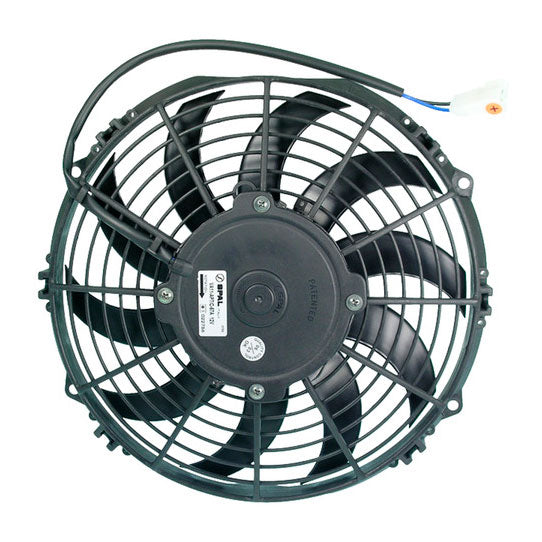 Genuine SPAL 10 Inch Curved Blade Electric Puller Fan 12V