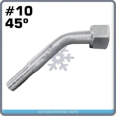 A/C Fitting Barbed Push On Female Oring #10X45 Degree Nut 4 Hose 10 - CM315075