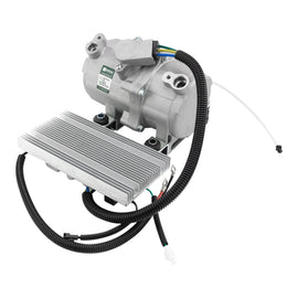 ELECTRIC AC AIR CONDITIONING COMPRESSOR UNIVERSAL APP - CARS, TRUCK&VANS - 24V