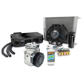 NEW A/C UNIVERSAL KIT UNDERDASH COMPLETE AIR CONDITIONER W/ YORK COMPRESSOR 12V