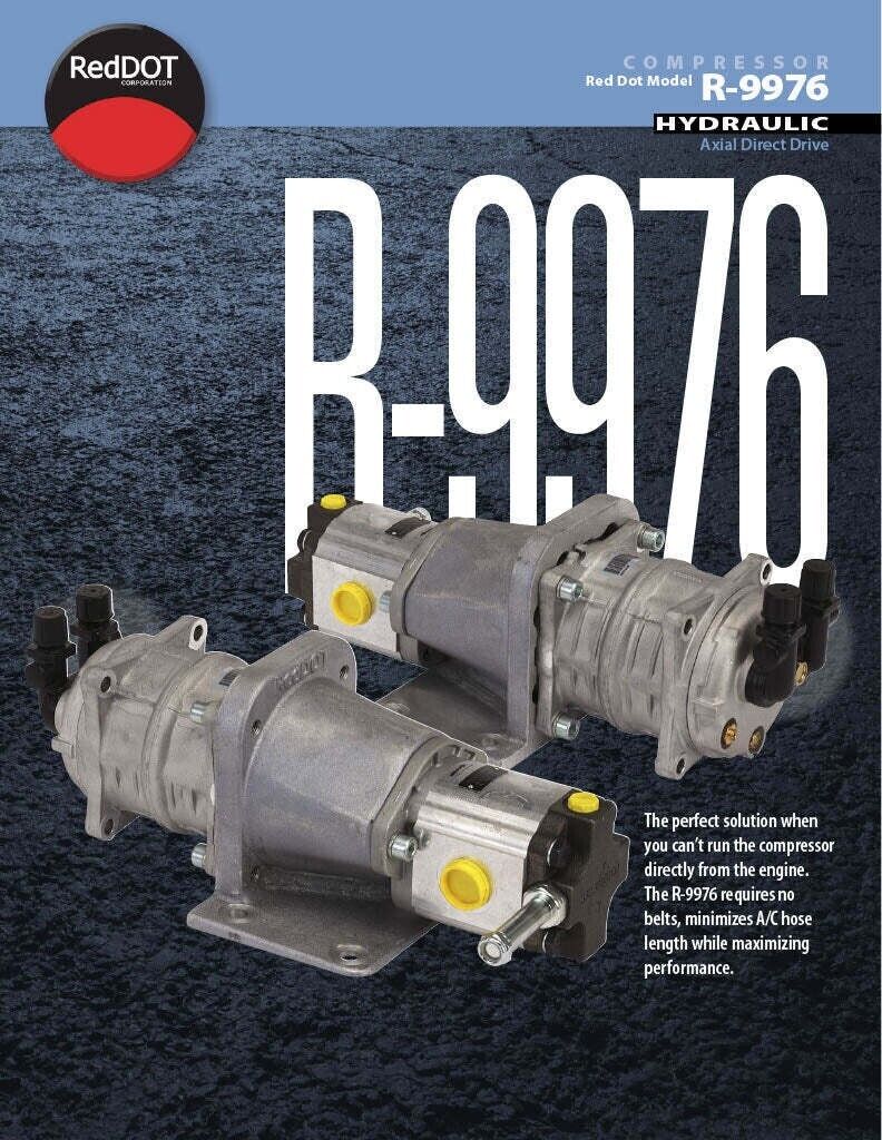 RED DOT OEM Hydraulic Axial Driven A/C Compressor Assembly - R-9976-5P