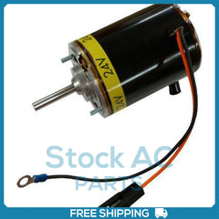 New A/C Blower Motor for Volvo Offroad 24 Volts Single Speed 2 Wire Shaft 5/16"