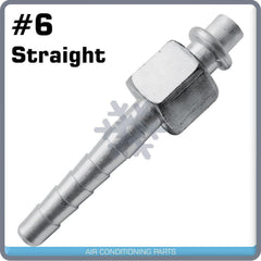 New A/C Fittings Barbed Push On, Female O Ring, Straight # 6 11301 - CM315069