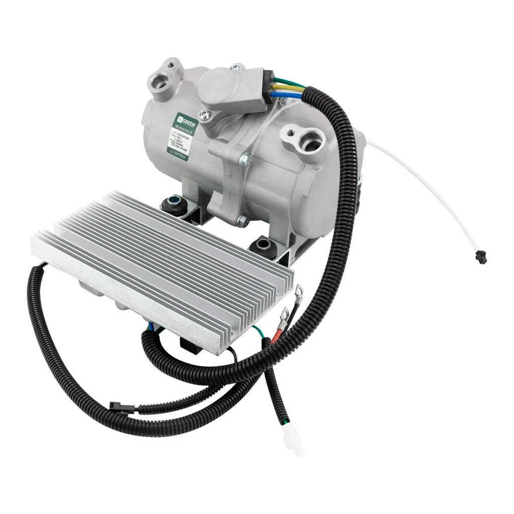 NEW A/C UNIVERSAL KIT HEAT AND COOL UNDERDASH W/ ELECTRIC COMPRESSOR 12V