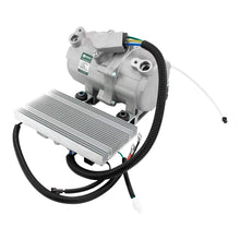 Cargar imagen en el visor de la galería, NEW A/C UNIVERSAL KIT HEAT AND COOL UNDERDASH W/ ELECTRIC COMPRESSOR 12V