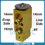 A/C Expansion Valve Block Valve measures 1.30