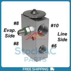 A/C Expansion Valve for 1/4" Mounting Holes OE# 9827056