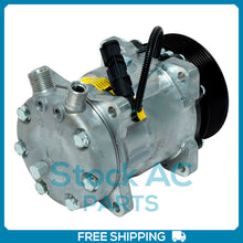 Cargar imagen en el visor de la galería, New A/C Compressor for SD7H15HD - 24V - 8 Groove