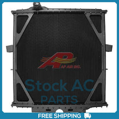 Radiator High Efficiency Copper/Brass 3 Row for Peterbilt 385  377 w/ Short Nose