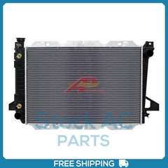 New Radiator for F Series Truck & Bronco Ford