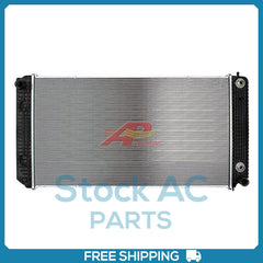 New Radiator for Tank/Aluminum Core with Oil CoolerChevy/GMC Plastic