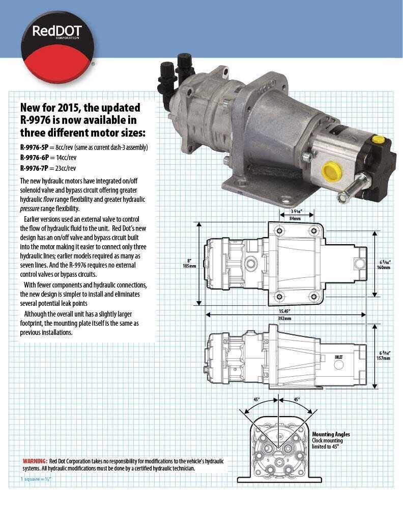 RED DOT OEM Hydraulic Axial Driven A/C Compressor Assembly - R-9976-5P