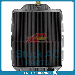 New Radiator for with Oil CoolerBlue Bird Bus Copper/Brass