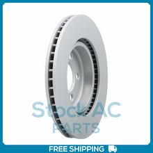 Cargar imagen en el visor de la galería, New Front Coated Vented Disc Brake Rotor Fits Dodge Charger, 300