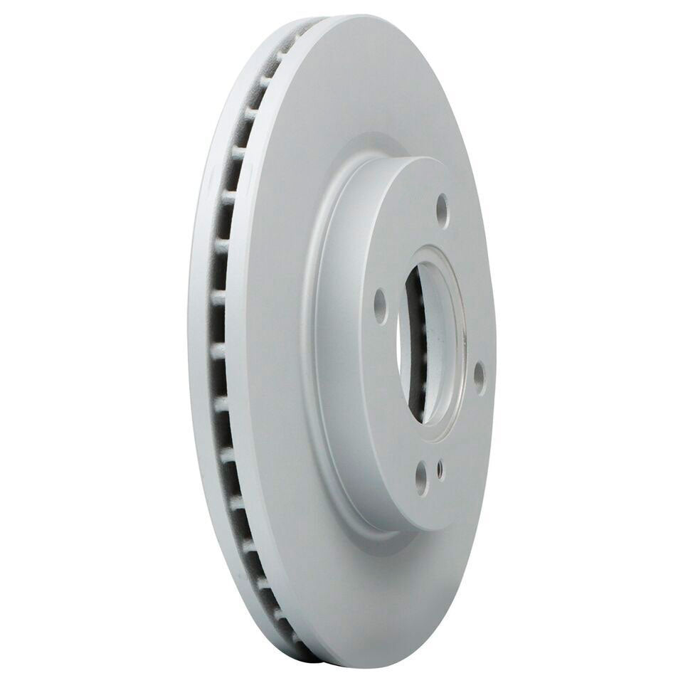 New Front Coated Vented Disc Brake Rotor Fits Ford Fiesta, Figo