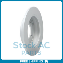 Cargar imagen en el visor de la galería, New 2PCS Rear Coated Solid Disc Brake Rotor Fits Hyundai Elantra