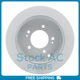 New 2PCS Rear Coated Solid Disc Brake Rotor Fits Hyundai Tucson