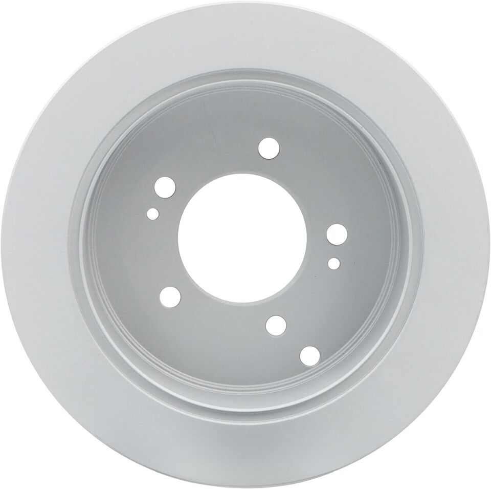 New 2PCS Rear Coated Solid Disc Brake Rotor Fits Hyundai Tucson