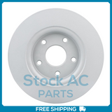 New 2PCS Rear Coated Solid Disc Brake Rotor Fits Lexus RX350, RX400h