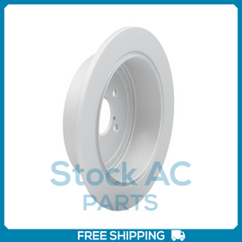 New 2PCS Rear Coated Solid Disc Brake Rotor Fits Subaru BRZ, Legacy
