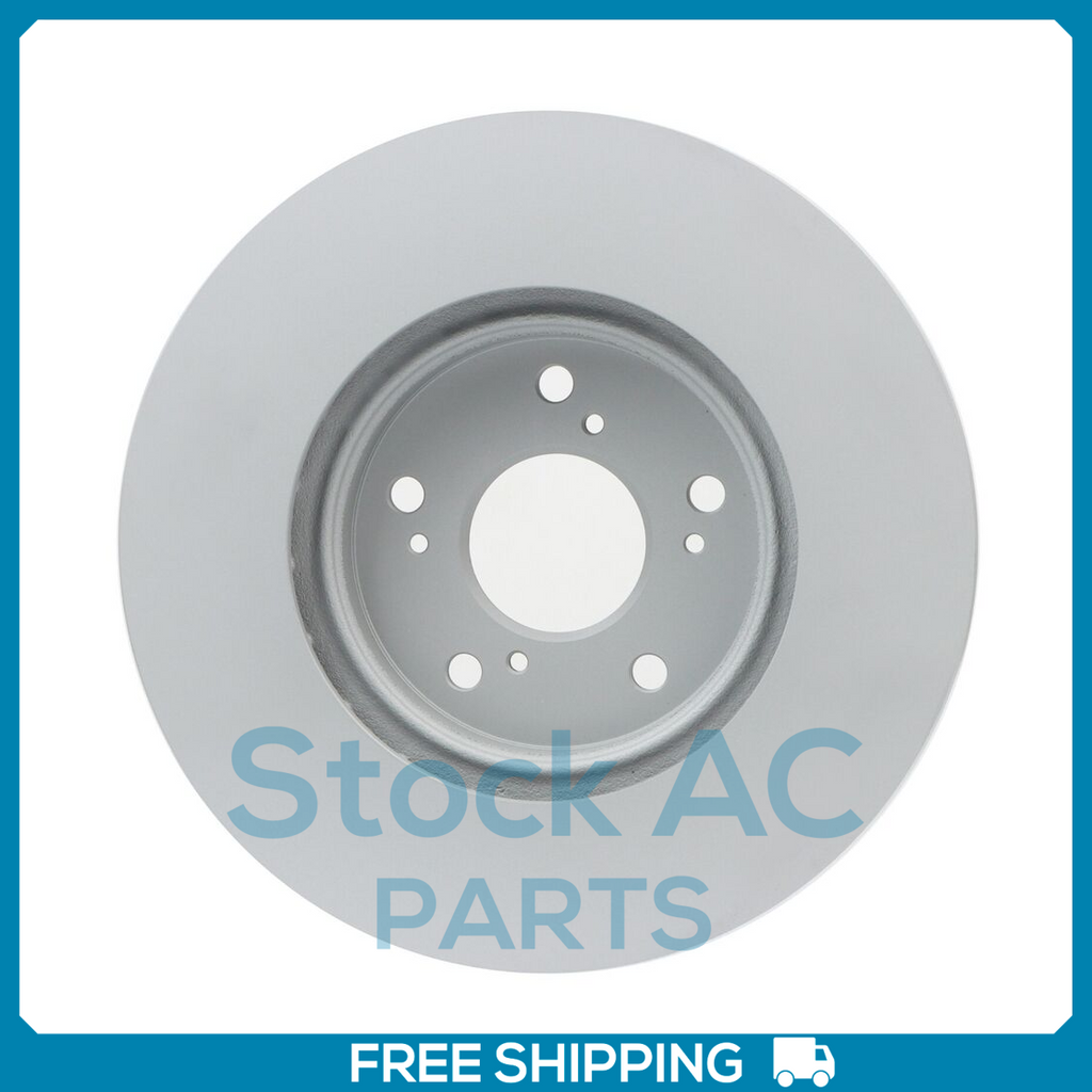 New 2PCS Front Coated Vented Disc Brake Rotor Fits Acura TSX, Pilot