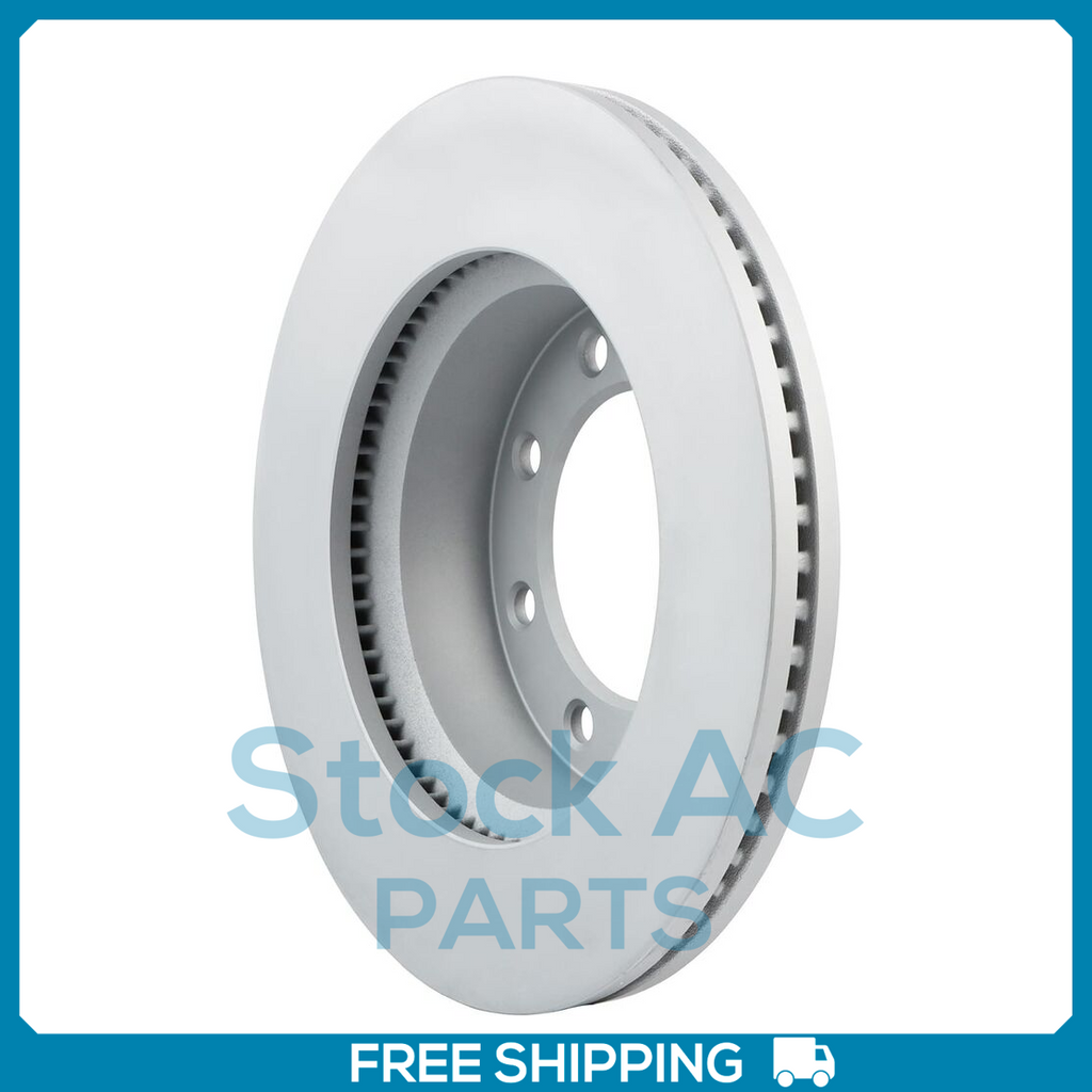 New 2PCS Front Coated Vented Disc Brake Rotor Fits Ford