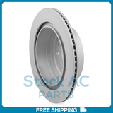 New 2PCS Rear Coated Vented Disc Brake Rotor Fits Chevrolet, Cadillac