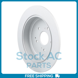 New 2PCS Rear Coated Solid Disc Brake Rotor Fits Honda Pilot, MDX