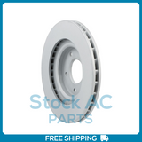 New 2PCS Front Coated Vented Disc Brake Rotor Fits Jeep Compass