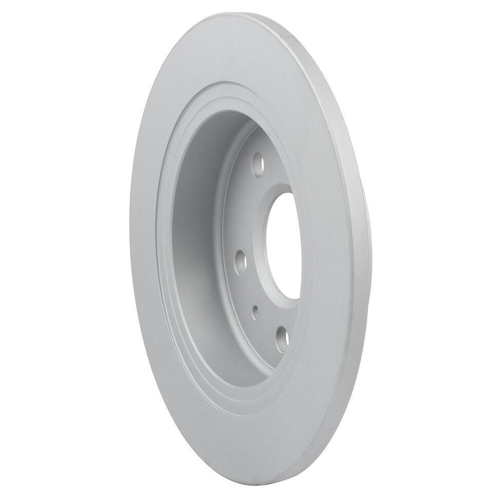 New 2PCS Rear Coated Solid Disc Brake Rotor Fits Chevrolet, Buick