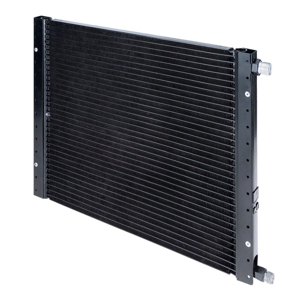 A/C UNIVERSAL CONDENSER 14" X 18" PARALLEL HIGH FLOW - ORING FITTING - Qualy Air