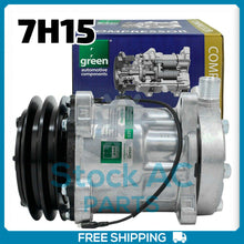 Cargar imagen en el visor de la galería, A/C Compressor Sanden SD7H15 &amp; H15 Premium Line - 12V - 2A Groove - 4896 - Qualy Air