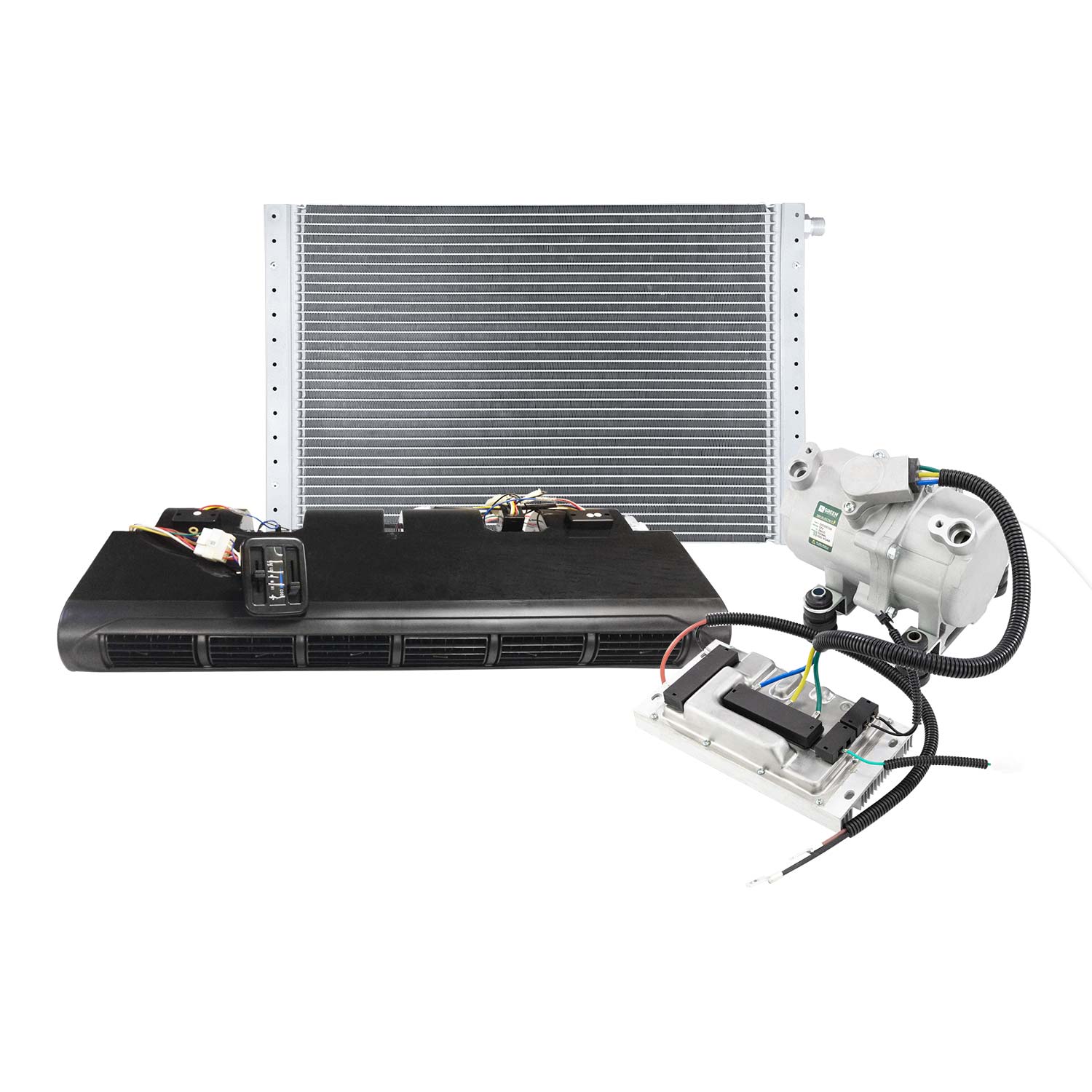 New A/C Universal Kit with Electric Compressor Underdash 12V 38000BTU
