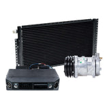Stage 1 - A/C Universal Kit with Evaporator Underdash Unit Compressor And Condenser 11x21