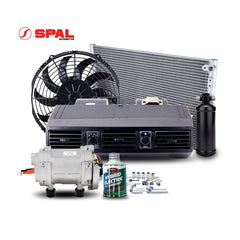 12V Universal A/C Kit ULTIMATE PERFORMANCE Electric Compressor + Underdash 3 Vents