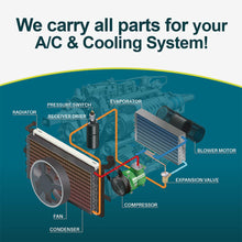 Load image into Gallery viewer, Universal A/C Kit Underdash Electric Compressor Air Conditioner 12V - Qualy Air