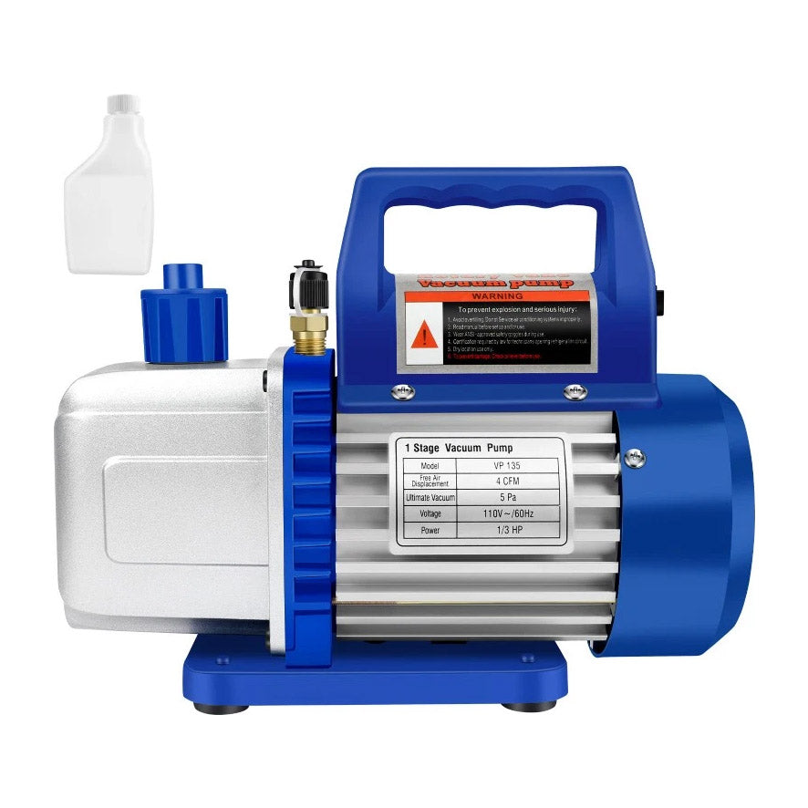 New HVAC Vacuum Pump 4CFM 1/3HP