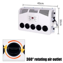 Cargar imagen en el visor de la galería, 12V Truck Air Conditioner Split A/C Kit for Semi Trucks Bus RV Caravan 12000 BTU