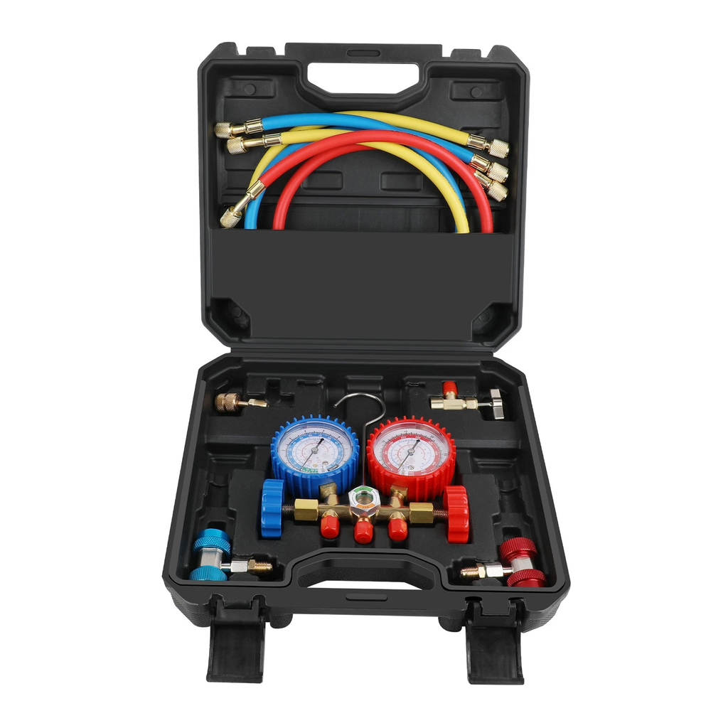 HIGH QUALITY Manifold Gauge Set for R12, R22, R134a, R502