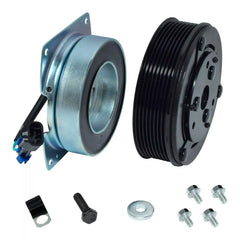 AC Compressor Clutch Assembly for York - 8 Groove 6" 2 Wire 12 Volt