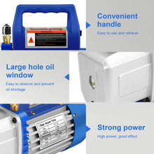 Cargar imagen en el visor de la galería, New HVAC Vacuum Pump 4CFM 1/3HP