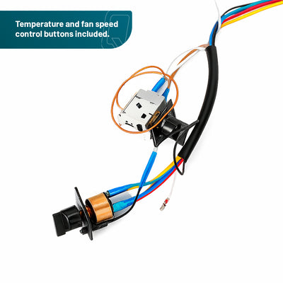 12V Electric Heat&Cool Air Conditioning Kit Underdash - Hidden Series