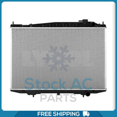Radiador para Nissan Frontier 2.4L - 98 al 04 / Nissan Xterra 2.4L - 00 al 04 QL
