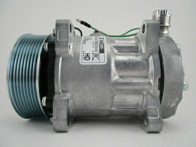 A/C Compressor OEM Sanden SD7H15 fits Case IH / Caterpillar - Qualy Air