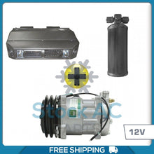 Load image into Gallery viewer, BRAND NEW A/C KIT UNIVERSAL UNDER DASH COMPRESSOR KIT AIR CONDITIONER 12V - Qualy Air