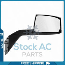 Cargar imagen en el visor de la galería, Chrome Hood Mirror Passenger Right Side Replacement fit 15-17 Volvo VNL VNM VNX - Qualy Air