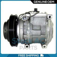 Cargar imagen en el visor de la galería, A/C Compressor OEM Denso 10PA15C for Geo Prizm / Toyota Corolla QR - Qualy Air