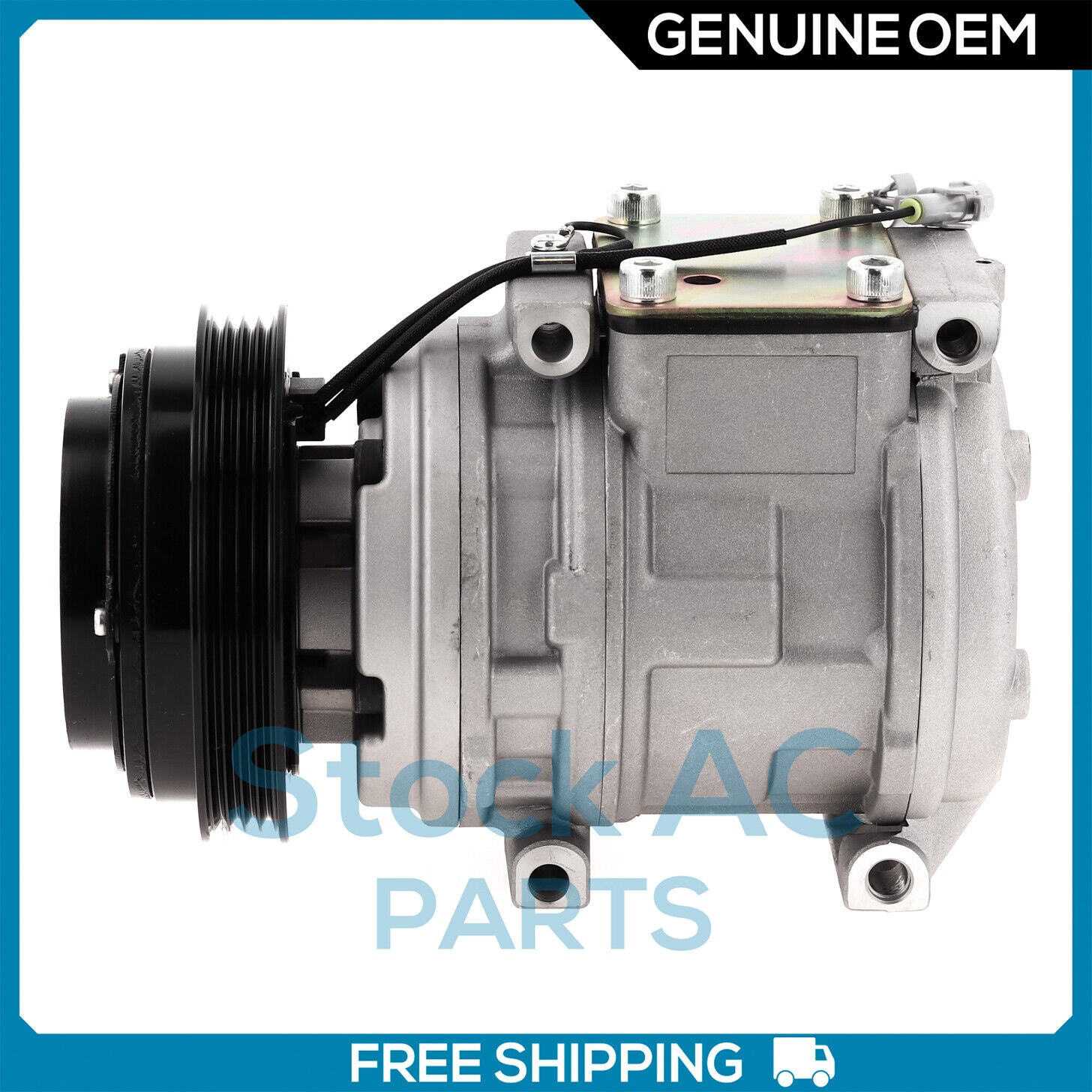 A/C Compressor OEM Denso 10PA15L for Toyota T100, Tundra QR - Qualy Air